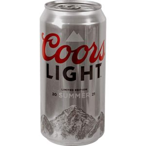 Aluminum Coors Light can safe for discreet storage or self-defense.