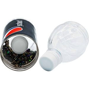 Disguised soda bottle safe for concealing valuables or small items discreetly.