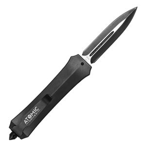 OTF(Out The Front) automatic heavy duty knife single edge blade