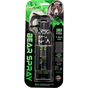 Powerful 30-foot fog spray for bear deterrence and personal safety.
